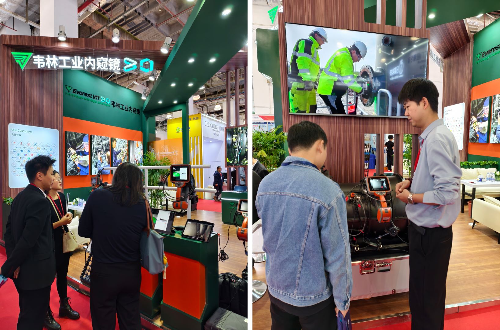 韋林工業(yè)內窺鏡展位吸引大批觀眾駐足體驗